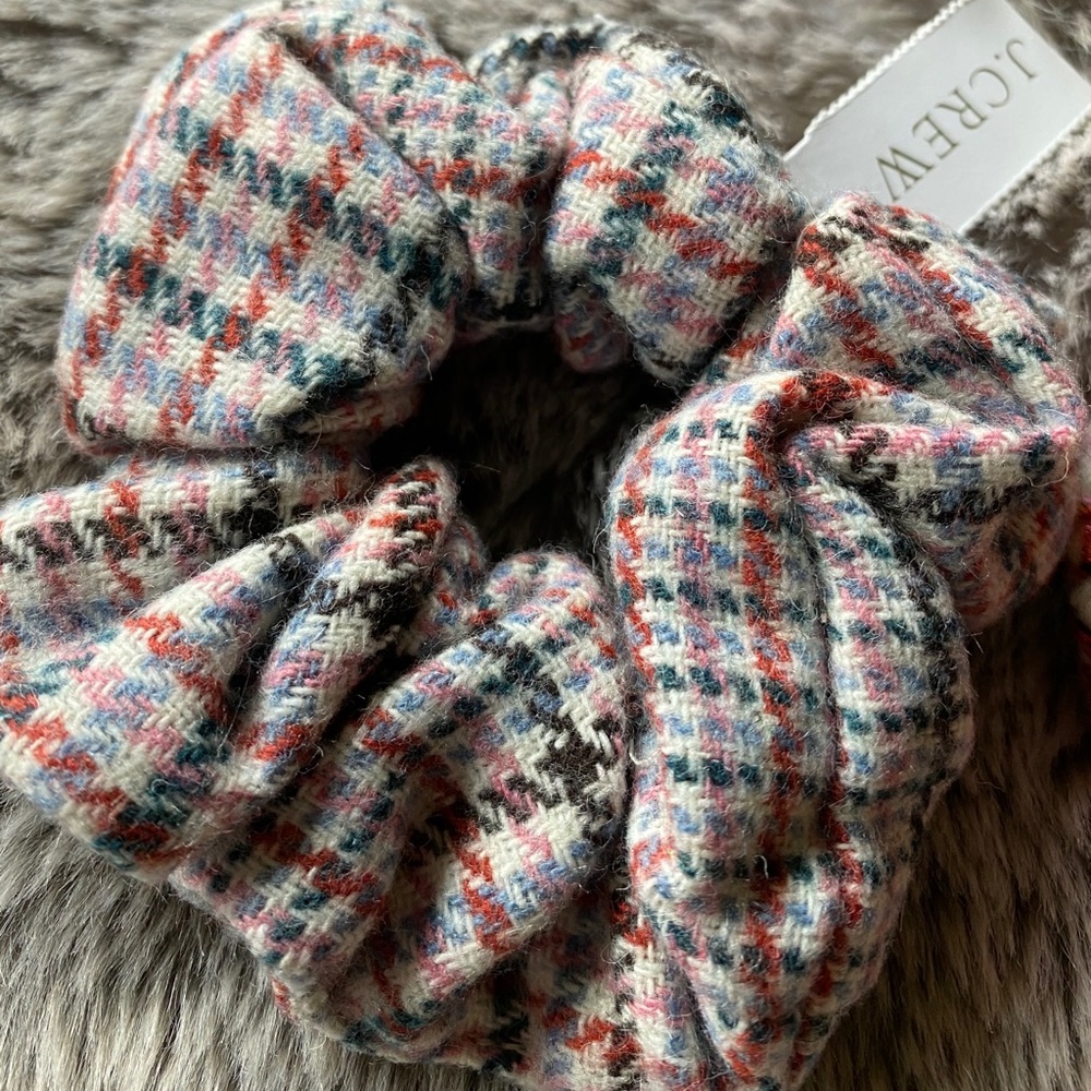 J. Crew Wool Scrunchie NWT